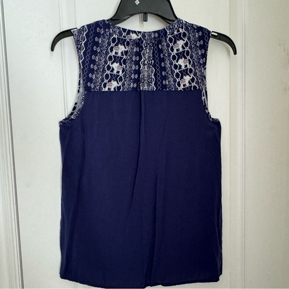 BOHO ELEPHANT SLEVELESS TOP. 41 HAWTHORN FLOWY PULLOVER TOP. Excellent condition - Picture 10 of 12